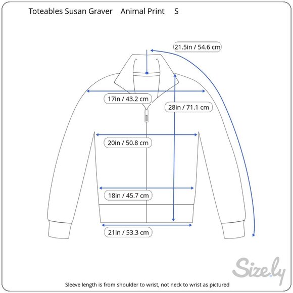 Toteables Susan Graver Vintage Leopard Print Womens Full Zip Long Sleeve Jacket - Picture 8 of 10